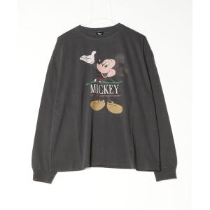 tシャツ DMK-LST20  PIGMENT LONG SLEEVE TEE MICKEY メンズ レディース