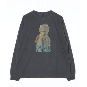 tシャツ DMP-LST02  PIGMENT LONG SLEEVE TEE KERMIT メンズ レディース
