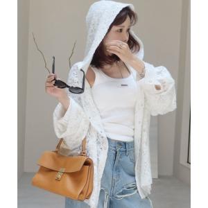 ブラウス シャツ HOODIE LACE SHIRTS レディース
