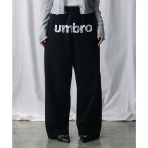 ワイドパンツ スウェットパンツ ジャージ 「UNISEX」ALAND×UMBRO／裏毛バレルパンツ（SET UP着用可能） レディース メンズ