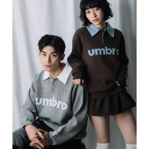 ニット セーター 「UNISEX」ALAND×UMBRO／ジャガードニットポロ レディース メンズ