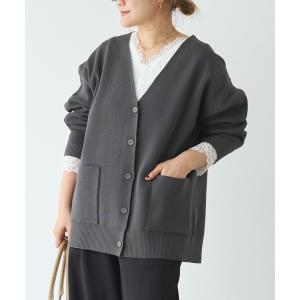 カーディガン 「WEB限定」「Du noir」スポンディッシュBIGカーディガン レディース