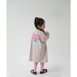 ワンピース 「90-150cm」綿100% 胸元刺繍×バックプリント カットワンピース キッズ 子供服 女の子｜ZOZOTOWN Yahoo!店