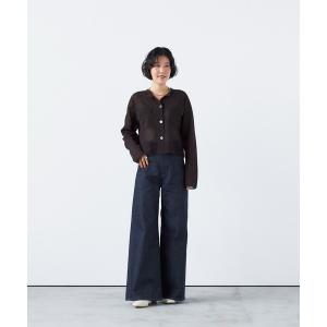 ジーンズ デニム デニムパンツ ワイドフレア”LYDIA レディース