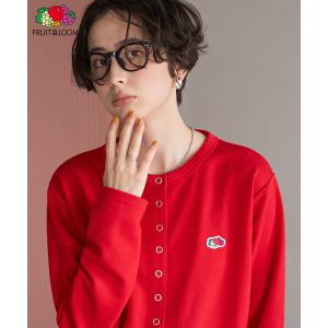 カーディガン FRUIT OF THE LOOM×FREAK'S STORE/フルーツオブザルーム 別注 スナップカーディガン/リングドットカーディガン/スウェットカーディガン
