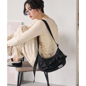 ショルダーストラップ ショルダーバッグ バッグ OUTDOOR PRODUCTS × FREAK'S STORE/アウトドアプロダクツ 2WAY ナイロンフリルショルダーバッグ レディース