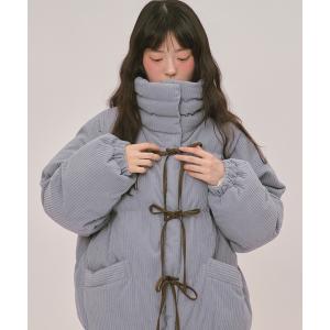 ブルゾン アウター ribbon padding blouson / リボンパディングブルゾン レディース