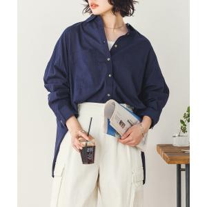 「lil nina」 長袖シャツ FREE ネイビー レディース
