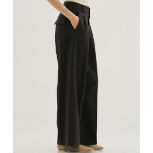 ワイドパンツ スラックス パンツ 「26年秋新作」PUBLIC SLACKS（パブリックスラックス）/大人気アイテムの新型が登場/高見えパンツ/日本製 レディース