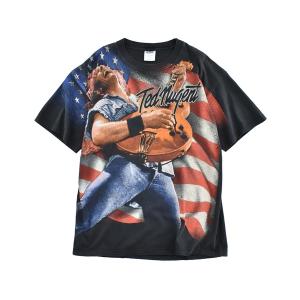 tシャツ 「USED」90's “Ted Nugent/ONE NATION UNDER TED” バンド Tシャツ メンズ レディース