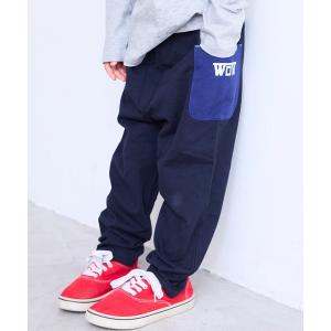 パンツ 「LSP WOW!」両面ミニ裏毛ロングパンツ キッズ 子供服 男の子 女の子