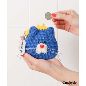 ポーチ mojojojo×macaroni edge毛糸のがま口ポーチ レディース メンズ