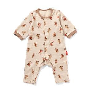 ベビー服 ロンパース ワッフル総柄カバーオール｜ZOZOTOWN Yahoo!店
