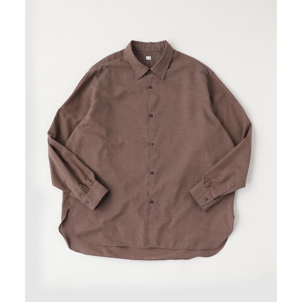 シャツ ETS.MATERIAUX(マテリオ) パターンフレンチ ワーク シャツ メンズ レディース