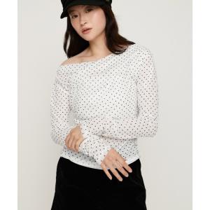 tシャツ TUCK DRAPE CUT TOPS タックドレープカットトップス 秋服 レディース