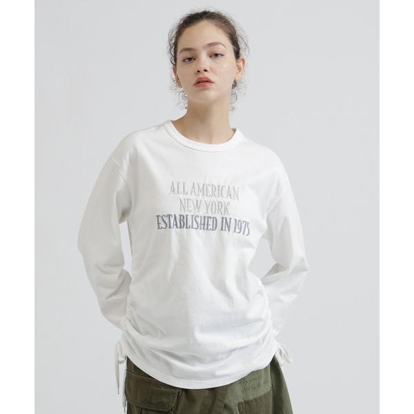 tシャツ FADE SIDE DRAWST T-SHIRT レディース