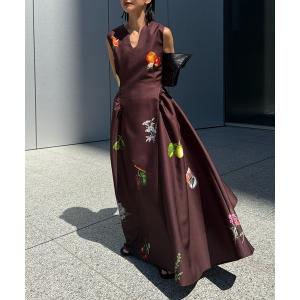 ドレス ELEANOR LINEN LIKE DRESS