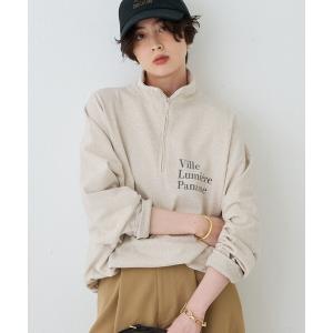 トレーナー スウェット 「2026AW新作 / REMI RELIEF / レミレリーフ」別注裏毛ハーフZIPスウェット / 日本製 レディース メンズ