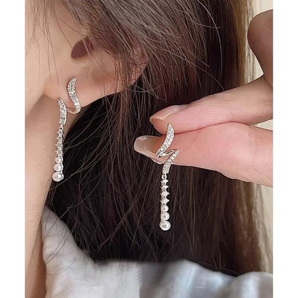 ピアス 「M2SUQARED/エムツースクエア」シルバージルコンピアス/シンプル メタルピアス レデ...