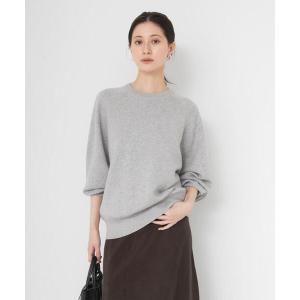 ニット セーター コットンカシミヤスウェットニット レディース