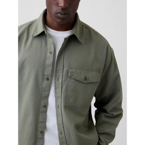 CCU（シーシーユー） COVERALL SHIRT カバーオールシャツ ゴートレザー