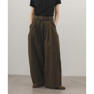 パンツ ベルトSETオーバルパンツ レディース