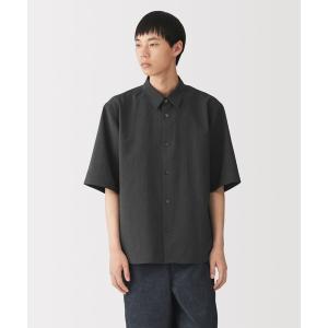 無印良品（MUJI） シャツ 半袖 紳士 風を通す半袖布帛Tシャツ メンズ