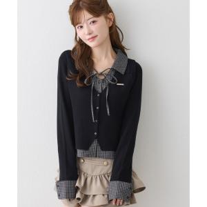 ニット セーター 「ZOZO限定」シャツドッキングニット レディース