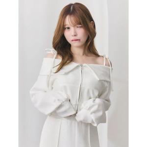 トレーナー スウェット 「SETUP」キラキラオフショルスウェットTOP レディース