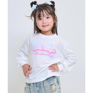tシャツ くもモチーフグラデーションロンT キッ...の商品画像