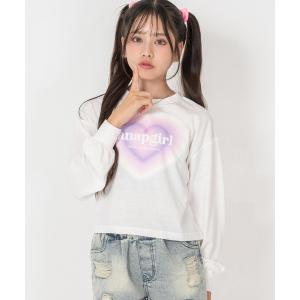 tシャツ ハートクロップドロンＴ キッズ 子供服 女の子