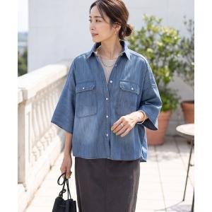 ブラウス シャツ 「DELI by」ツイストプリーツシャツブラウス レディース