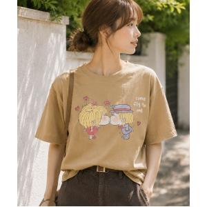 tシャツ 半袖 「 ADO MIZUMORI / ミズモリアド 」 水森亜土　カラー　Tシャツ　WNI レディース メンズ