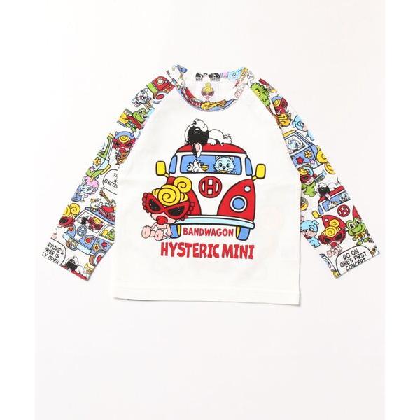 tシャツ BAND WAGON ラグラン 長袖Tシャツ キッズ 子供服 男の子 女の子