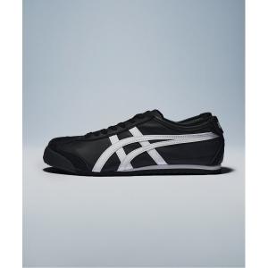 「Onitsuka Tiger」 ローカットスニーカー 24 ブラック×ホワイト レディース