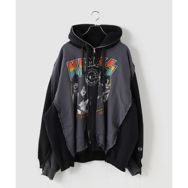 パーカー DISCOVERED / ディスカバード Band Tee Sweat Hoodie メン...