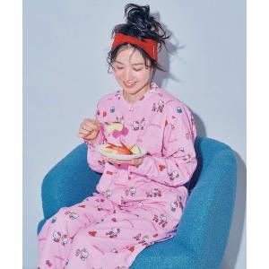 パジャマ ルームウェア 睡眠科学　「睡眠科学×サンリオキャラクターズ」　パジャマ　長袖　長ズボン レディース