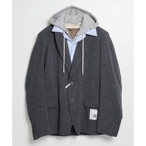 ジャケット テーラードジャケット 「Maison MIHARA YASUHIRO/メゾンミハラヤスヒロ」Triple Layered Houndstooth Jacket/レイヤードジャケット レディース