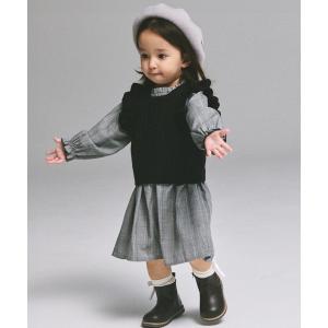 ワンピース 「リンク」ベストつきワンピース キッズ 子供服 女の子｜ZOZOTOWN Yahoo!店