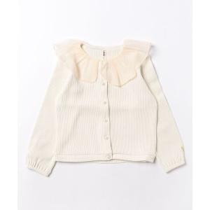 ブラウス シャツ チュール衿　リブTeeブラウス キッズ 子供服 女の子