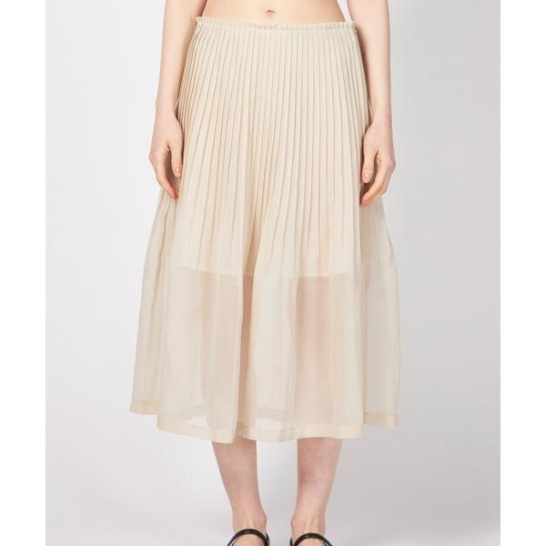 スカート AMOMENTO PLEATED MIDI SKIRT