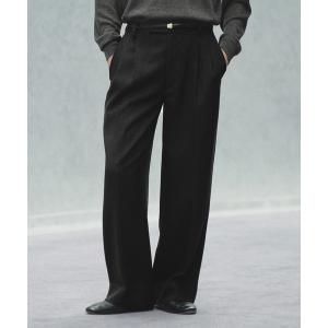 スラックス MELANGE TWEED CURVED SEAM SLACKS「SET-UP」 メンズ レディース｜ZOZOTOWN Yahoo!店