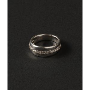 指輪 リング 「SAMH by LILAS」ホワイトトパーズラインリング SV レディース