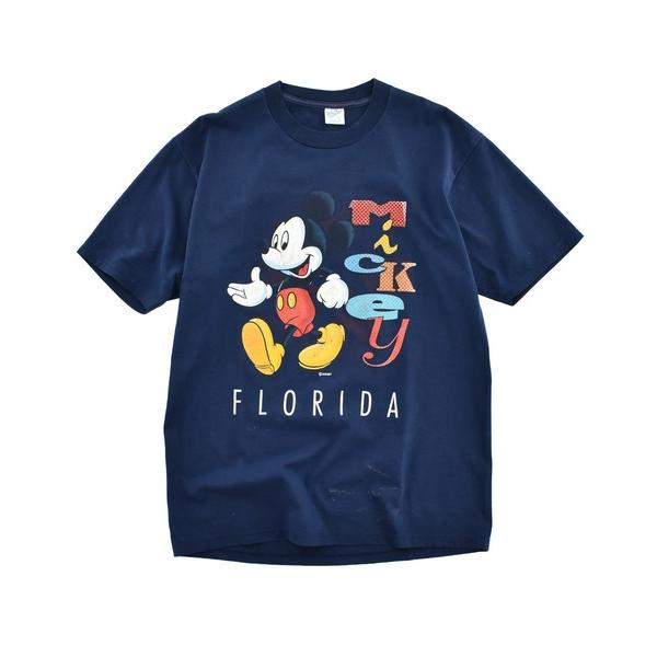 tシャツ 「USED」90’s Disney “Mickey FLORIDA” キャラクターTシャツ...