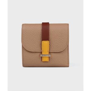 二つ折り 二つ折り財布 財布 ベルトストラップ 2つ折り財布 / 555435 W100CA レディース