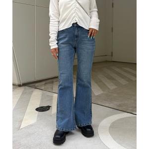ジーンズ デニム デニムパンツ 「MOMO」ストレッチフレアデニム レディース