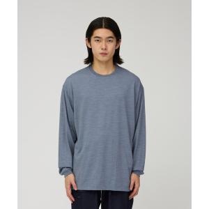 tシャツ Snow Peak / Wool Nylon Ripple L/S Pullover ウールナイロン リップル 長袖プルオーバー メンズ レディース