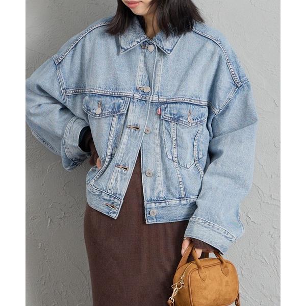 デニムジャケット gジャン 「LEVI’S/リーバイス」 LOOSE CROP TRUCKER デニ...