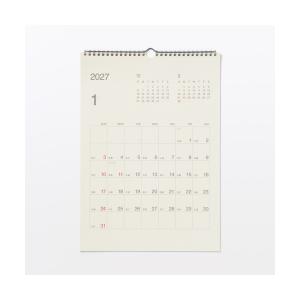 手帳 バガス入りペーパー日曜始まり六輝カレンダー／２０２７年１月〜１２月 壁掛け用／Ａ３／約４２０×２９７ｍｍ