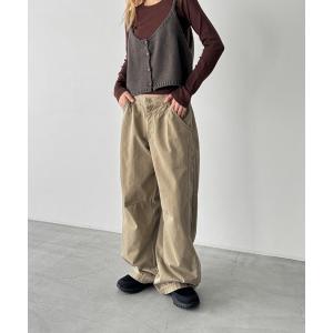 ワイドパンツ パンツ Lakey Park　ツイルワークパンツ レディース メンズ